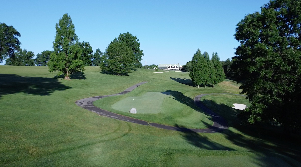 The 18th hole at Shannopin Country Club, host of the 76th WPGA Brothers Tournaments