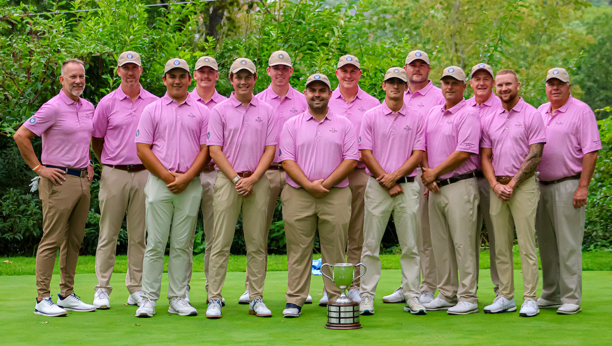 Team WPGA, winners of the 30th Palmer Cup Matches against the Tri-State Section, PGA