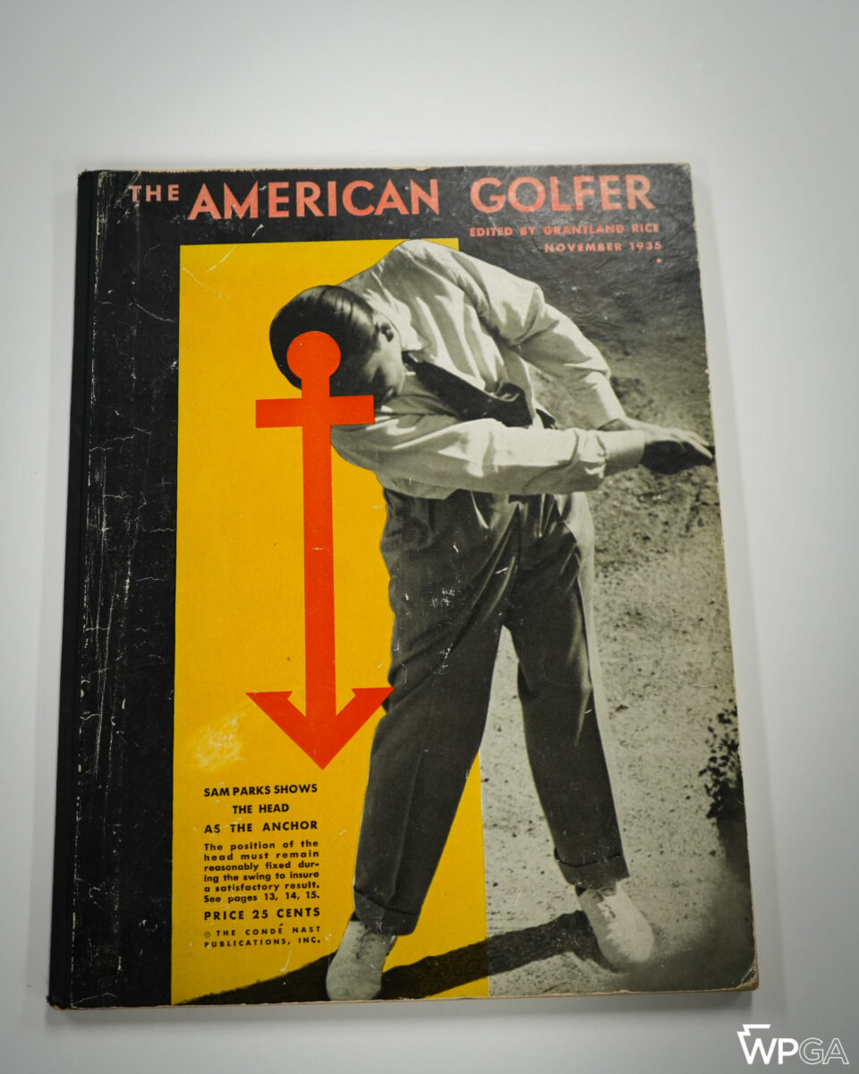 Sam Parks Jr. on cover of The American Golfer