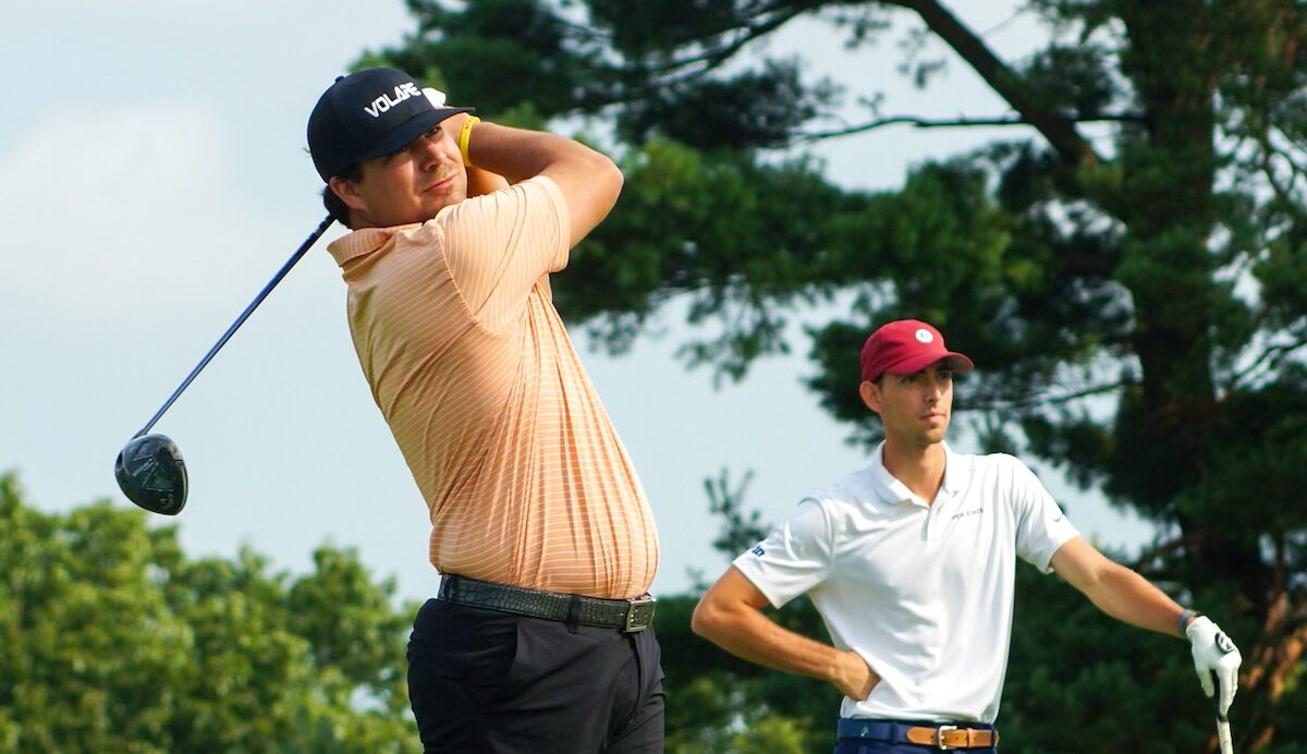 Alec Stopperich competing in the final round of the West Penn Open at Indiana Country Club Alec Stopperich competing in the final round of the West Penn Open at Indiana Country Club