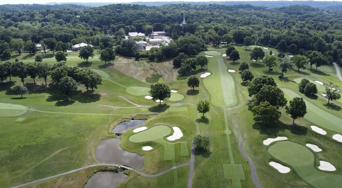 The 16th green at the Pittsburgh Field Club