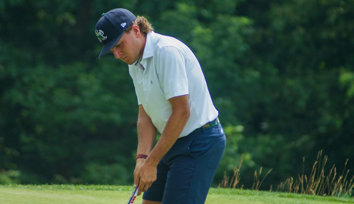 Rocco Salvitti putting on the #11 green in the final round of the 2024 WPGA Amateur Championship