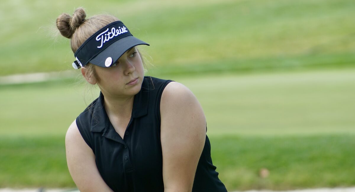 Kerri-Anne Cook competing in the U.S. Girls' Championship at Shannopin