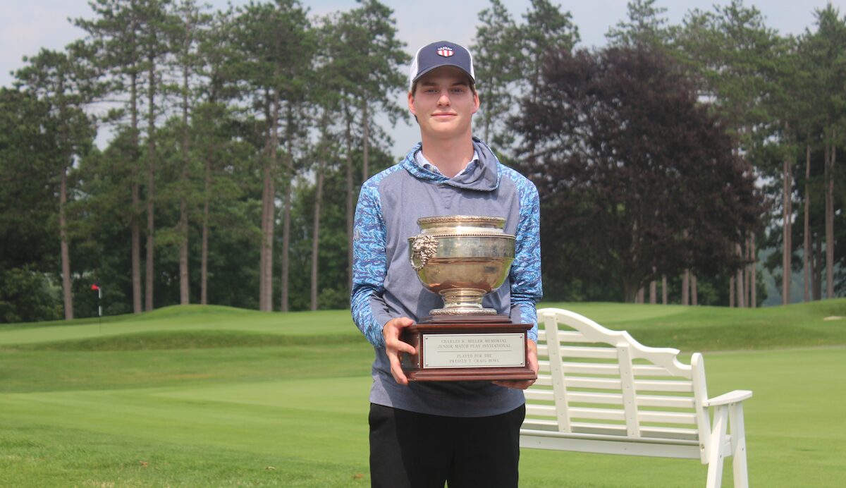 Trevor Todd, 2023 C.R. Miller Memorial Match Play Invitational champion