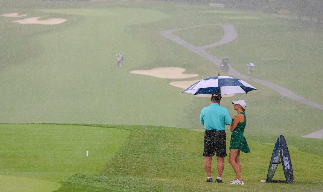 Second round of West Penn Open suspended due to rain