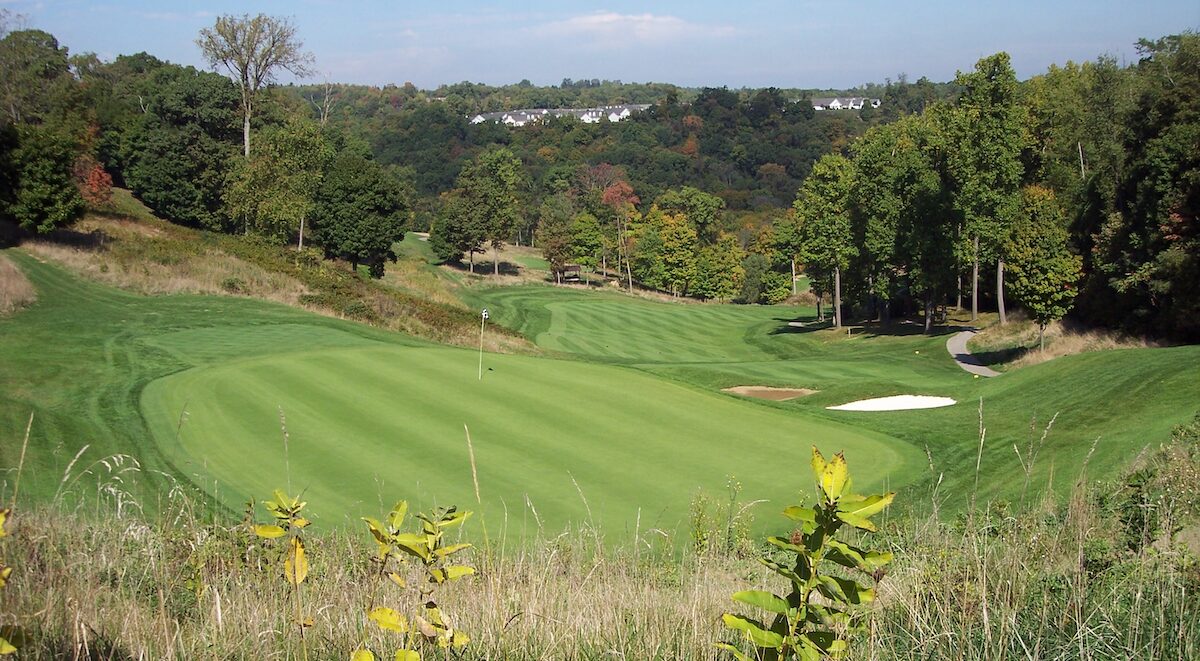 The 14th hole at Montour Heights Country Club, host of WPGA Open Championship qualifying