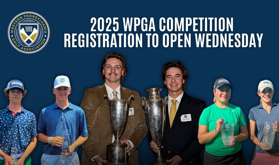 Competition registration opens Wednesday for 126th season of West Penn Golf