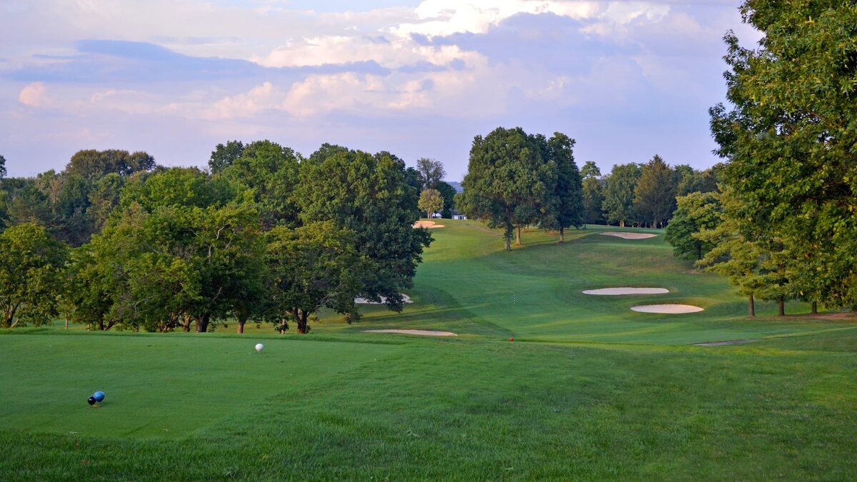 The 10th hole at Westmoreland Country Club, host of the 2024 Jamison Cup Inter-Club Finals